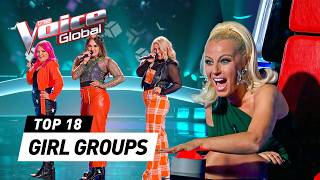 MINDBLOWING GIRL GROUPS in the Blind Auditions on The Voice [upl. by Ioyal367]