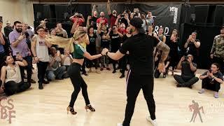 Ernesto amp Denisse  Social Dance Workshop  Chicago Salsa amp Bachata Festival 2019 [upl. by Ellened]