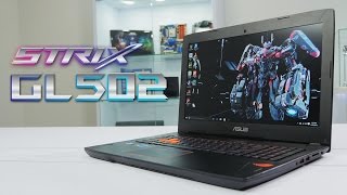 Strix GL502 15quot Gaming Laptop overview [upl. by Tnafni]