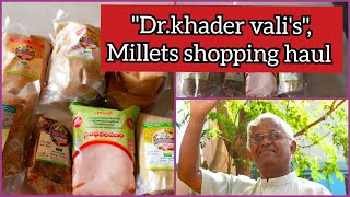 Dr Khader Valis Millets Shopping Haul [upl. by Solon]