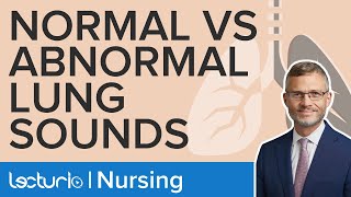 Normal and Abnormal Breath Sounds Explained  Physical Assessment  Lecturio Nursing [upl. by Yevre]