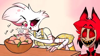 Alastor Peeks At Angel Dust 😏  Hazbin Hotel Comic [upl. by Potash412]