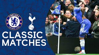 Chelsea 40 Spurs  THAT Eto’o Celebration  Premier League Classic Highlights 201314 [upl. by Yahsel]