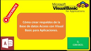 Access desde cero Respalda tu Base de Datos con Access VBA [upl. by Anaik]