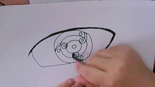 How to draw Fugaku Uchiha´s Mangekyō Sharingan 万華鏡写輪眼 [upl. by Saraiya]