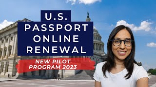 Renew your US passport ONLINE  Online Passport Renewal Update NEW program details [upl. by Cheadle]