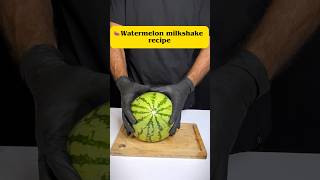 🍉🍉Tasty watermelon milkshake recipe ASMR asmr shorts cooking mukbang [upl. by Lesnah]