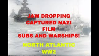 1941  Jawdropping Footage Of German Submarines And Warships WW2 Film [upl. by Popele]