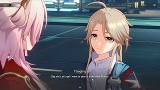 Yanqing acting childish cutscene  Honkai Star Rail 24 [upl. by Wendall627]