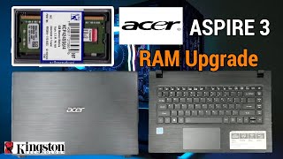 ACER ASPIRE 3 A31432P2QG RAM Upgrade [upl. by Sholem]