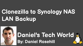 Clonezilla LAN backup over SSH Linux host to Synology NAS [upl. by Havard]