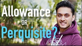 Allowance Vs Perquisites ICAI CA Inter  ICSI CS Executive  Bcom [upl. by Raval]