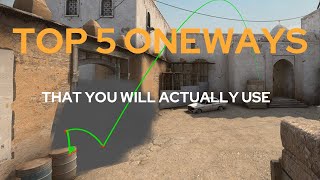 TOP 5 ONE WAY SMOKES ON DUST2 THAT YOU WILL ACTUALLY USE [upl. by Enniotna]