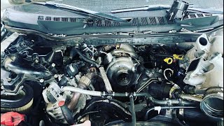 How to remove 67L Powerstroke Injectors WITHOUT ANY SPECIAL TOOLS shorts [upl. by Nivej]