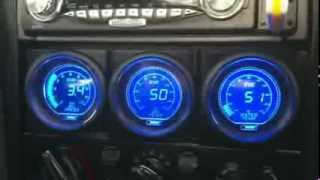 Prosport EVO Digital Series Gauges  Oil Pressure Oil Temp and Water Temp [upl. by Ahens883]