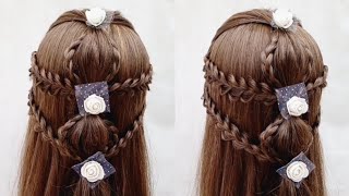 new fabulous hairstyle  gorgeous hairstyle for girls  trending hairstyle [upl. by Llerrad]