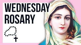 WEDNESDAY  GLORIOUS  Follow Along Rosary 15 Minute  SPOKEN ONLY [upl. by Eelram762]