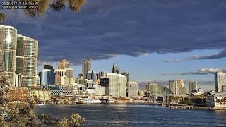 Has our luck with the clear days changed Spring is set This is Sydney Harbour Australia LIVE Cam [upl. by Amairam]