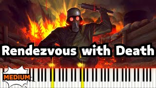 Conscript  Rendezvous with death  Piano Tutorial [upl. by Bendick]