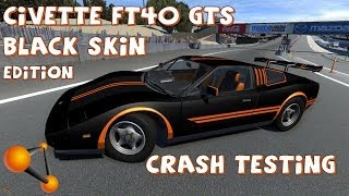 BeamNG Drive Civetta FT40 GTS Black Skin Edition Crash Testing 53  Insanegaz [upl. by Baiel]