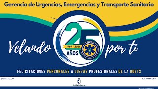 25añosGUETS Felicitaciones a todosas losas Profesionales de la GUETS [upl. by Atinuhs42]