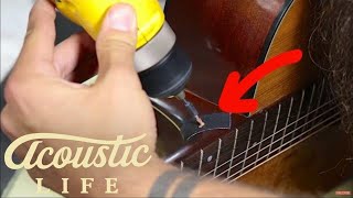 The RIGHT Way to Install a Strap Button on Your Acoustic Guitar [upl. by Fishman303]