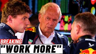 Verstappens Strong Criticism of Red Bull Helmut Marko Defends Him and More  F1 News [upl. by Nyledaj780]