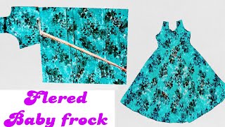 Flered Baby Frock Cutting And stitching Baby Frock Cutting And stitching [upl. by Anirbed]