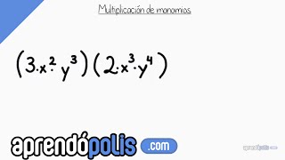 Multiplicación de monomios [upl. by Pownall]