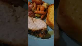 Pork Loin Roast with vegetables [upl. by Hershell]