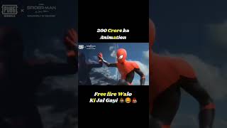 Pubg mobile new Spider man 🕷️ animation  Pubg lover liked this animation all time  floppa [upl. by Smitt]