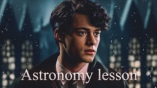 Tom Riddle asmr  Astronomy lesson on the roof of Hogwarts [upl. by Catlaina29]