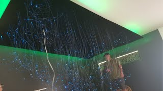 Building Fiber Optic Star Ceiling [upl. by Abbub]