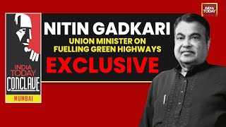 India Today Conclave Mumbai Nitin Gadkari Union Minister On Fuelling Green Highways [upl. by Erdei]