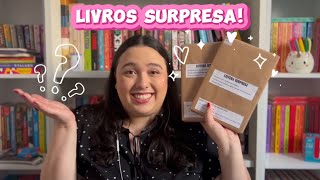 ABRINDO LIVROS SURPRESA  Comprei sem saber a capa e nem sinopse [upl. by Lalitta435]