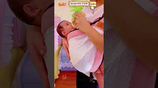 Struggling with Tired Arms from Carrying Your Baby Try the Ring Sling Baby Carrier Baby [upl. by Sada]