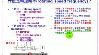 36什麼是轉速頻率rotating speed frequency？0306 [upl. by Ushijima]