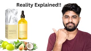 Veganic growth hair oil Detailed Amazon Review [upl. by Canice]