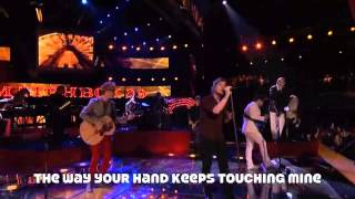 Matchbox twenty  Overjoyed Live  Lyrics [upl. by Ladnar338]