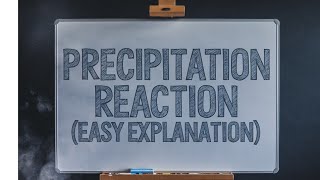 Precipitation Reaction part 1Easy explanation [upl. by Pelson]