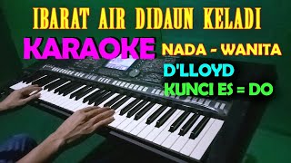 CINTA HAMPA DLLOYD KARAOKE NADA WANITA [upl. by Nnek250]