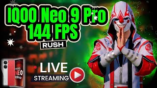 BGMI  The update 🤡  IQOO Neo 9 Pro 144 FPS 💀  streamwithglip [upl. by Yadnil300]