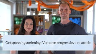 Ontspanningsoefening Verkorte progressieve relaxatie  Psycholoog Najla ft Talent in Training [upl. by Eyahs]