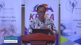 KCM Secretariat Margaret Mundia speaking on the Global Fund  Kenya Coordinating Mechanism KCM [upl. by Lemart]