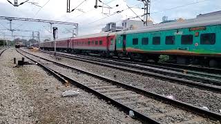 12245 HOWRAH Junction to SMVT BENGALURU DURONTO Express 💜 INDIAN RAILWAYS 🩵 railway train [upl. by Schoof684]