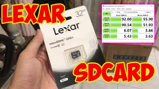 Lexar SD Card Unboxing with CrystalDiskMark [upl. by Jami]