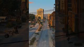 Sandy Shores turned hood Before and After GTA 5 mods Urban Sandy Shores V1 [upl. by Merdith]