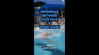 Difference between Race Pace Training and Speed Work in Swimming swimming triathlon triathlete [upl. by Edmond]