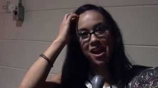 WWE AJ Lee Talks WWE 2K14 At WrestleMania 30 [upl. by Dirk]