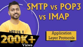 SMTP vs POP3 vs IMAP with real life example  All in 1  Application layer Protocols [upl. by Eniahpets]